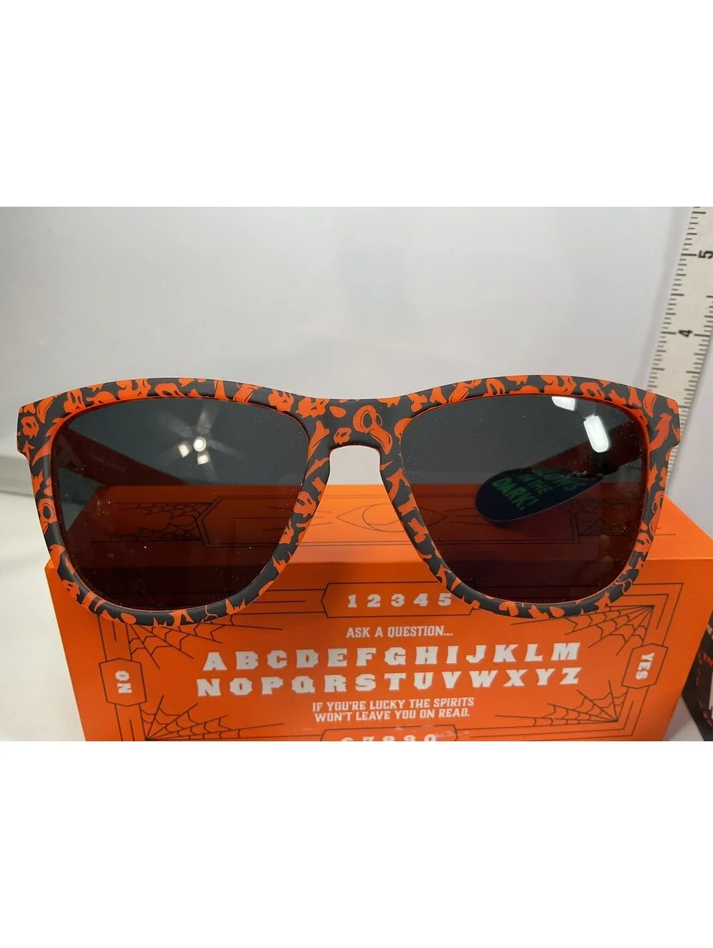 Goodr Exercise The Demons Sunglasses NIB Glow In The Dark